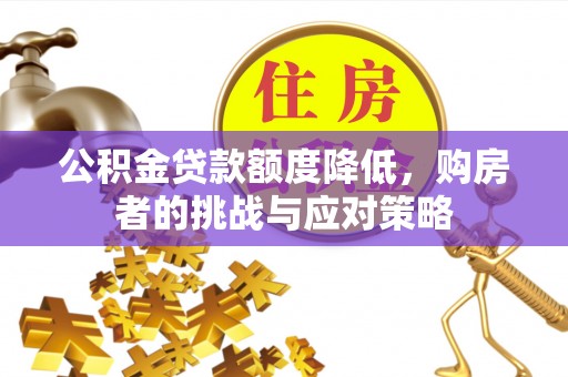 安图公积金贷款额度降低，购房者的挑战与应对策略